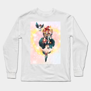 Genshin Impact Mahou Shoujo Diluc Ragnvindr Long Sleeve T-Shirt